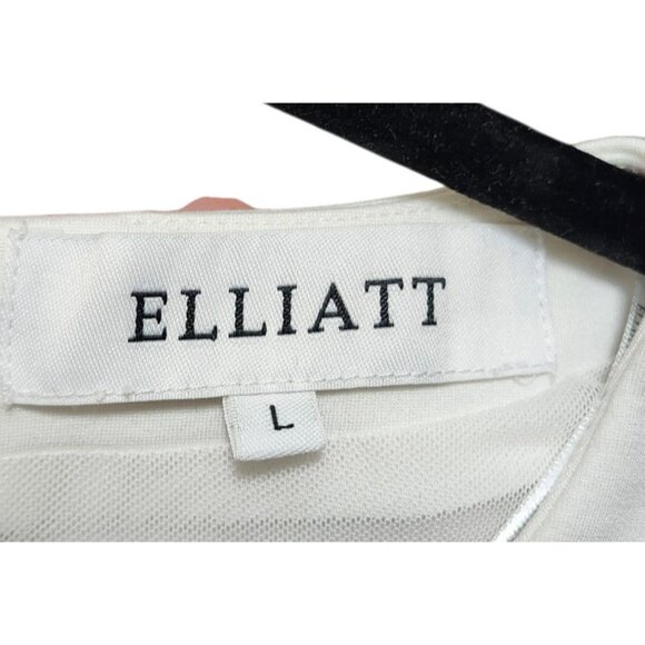 Elliatt Suffage Dress - Midi Dress White Size L - Picture 8 of 16